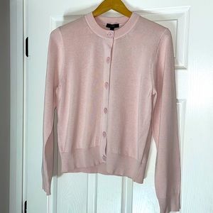 J.Crew pale pink Button down cardigan Sz. Large